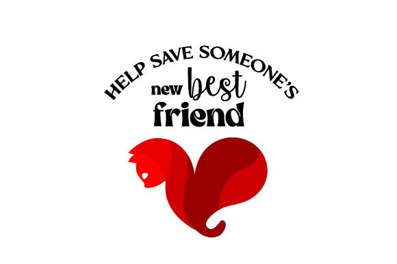 Animal Rescue Logo, Cat with Quote — Crafts & Work Asset Review