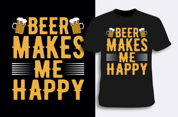 Beer T-shirt Design 8: Graphics for T-Shirt Designs