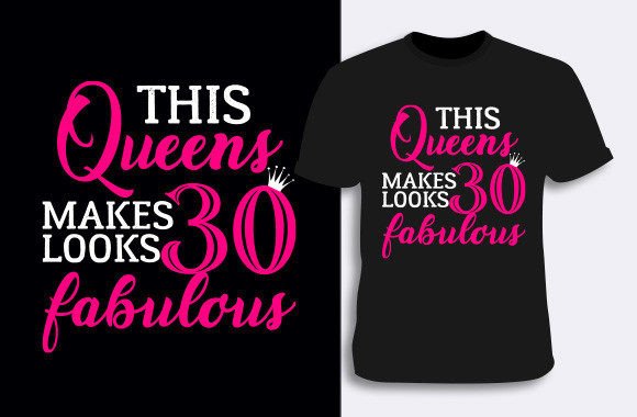 Birthday T-Shirt 6 Graphics for Real T-Shirt Designs