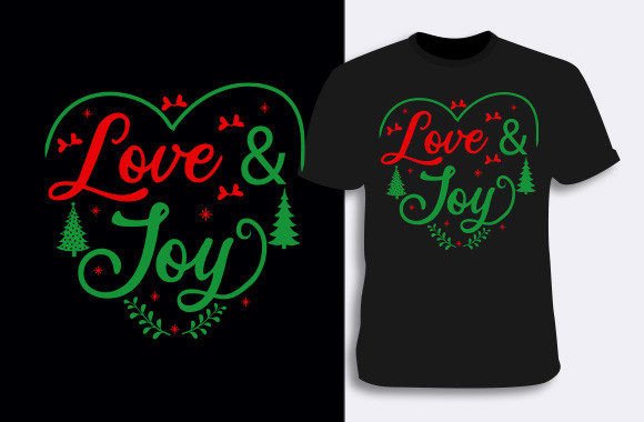 Christmas T-shirt Design 1: Graphics & T-Shirt Designs