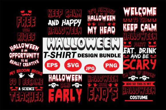 Halloween T-Shirt Bundle: Graphics & T-Shirt Designs