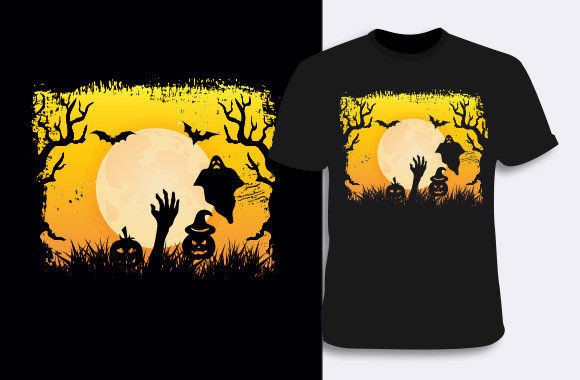Halloween T-shirt Design 8: Graphics for T-Shirt Designs
