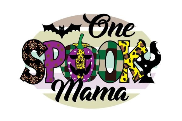 One Spooky Mama Graphics for T-Shirt Designs