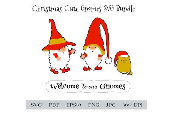 Stickers Gnomes Bundle: Playful Illustrations for Local Branding